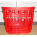 Hand woven Plastic Colorful Bike Basket /Bicycle accessories